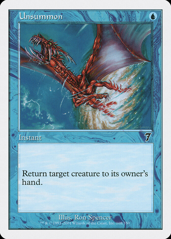 Esconjurar / Unsummon - Magic: The Gathering - MoxLand