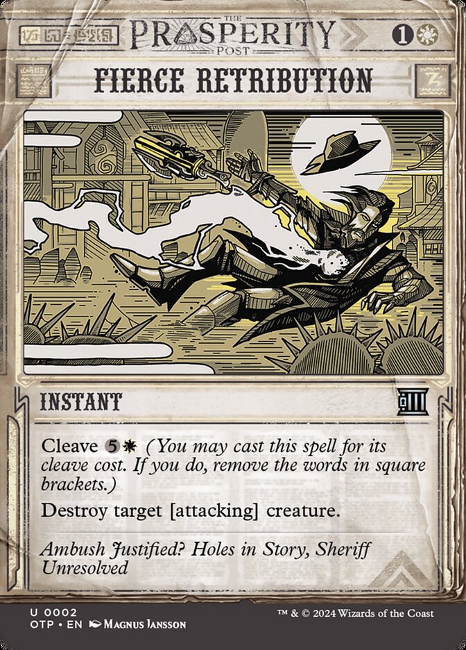 Punição Feroz / Fierce Retribution - Magic: The Gathering - MoxLand