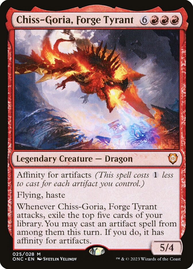 Chiss-Goria, Tirana da Forja / Chiss-Goria, Forge Tyrant - Magic: The Gathering - MoxLand