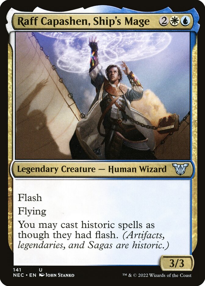 Raff Capasheno, Mago de Bordo / Raff Capashen, Ship's Mage - Magic: The Gathering - MoxLand