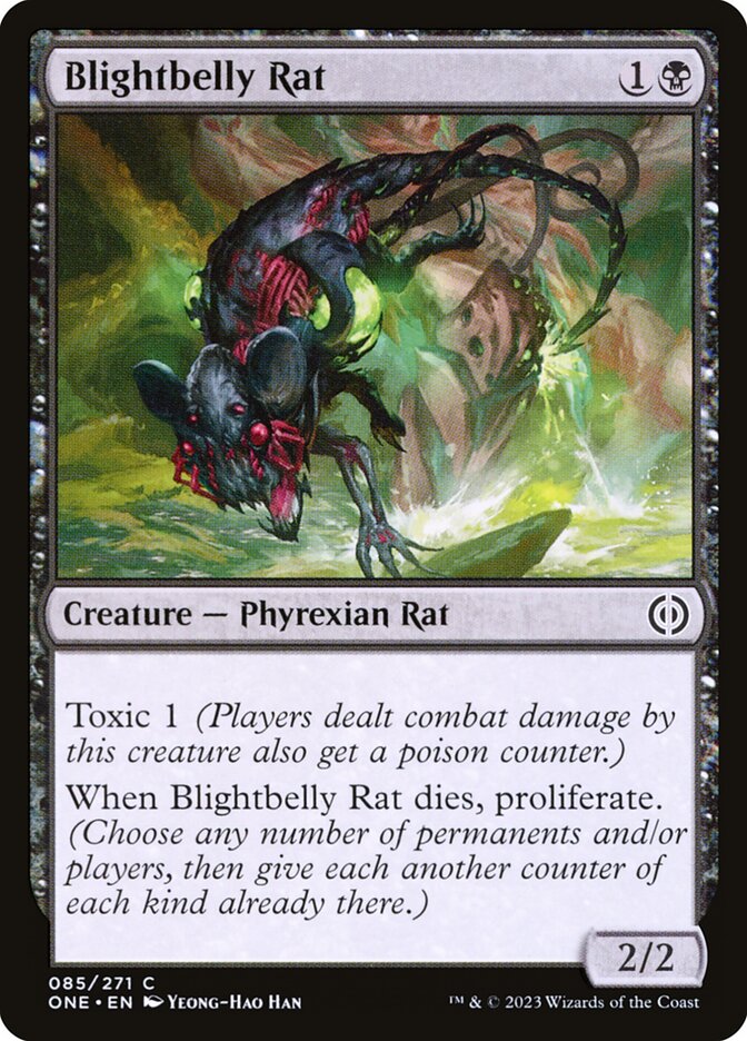 Rato Barriga-de-praga / Blightbelly Rat - Magic: The Gathering - MoxLand