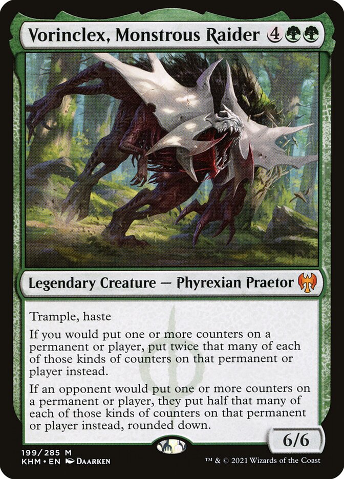 Vorinclex, Salteador Monstruoso / Vorinclex, Monstrous Raider - Magic: The Gathering - MoxLand