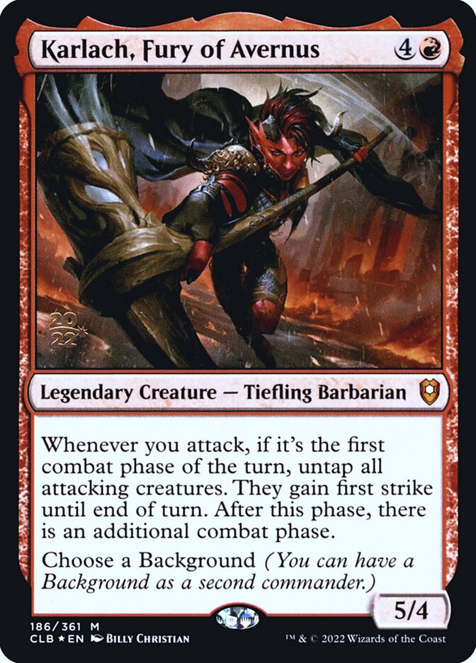 Karlach, Fúria do Avernus / Karlach, Fury of Avernus - Magic: The Gathering - MoxLand