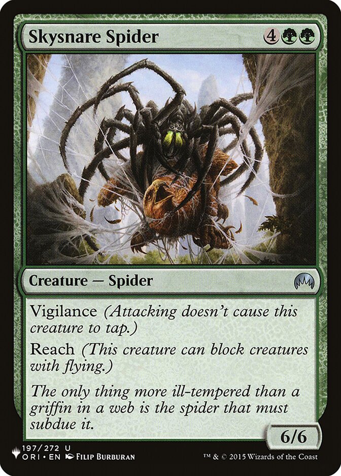 Aranha da Armadilha Celeste / Skysnare Spider - Magic: The Gathering - MoxLand