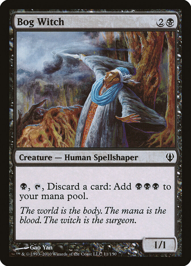 Bruxo do Pântano / Bog Witch - Magic: The Gathering - MoxLand
