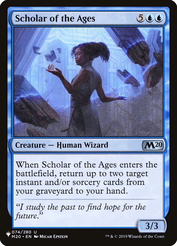 Erudita das Eras / Scholar of the Ages - Magic: The Gathering - MoxLand
