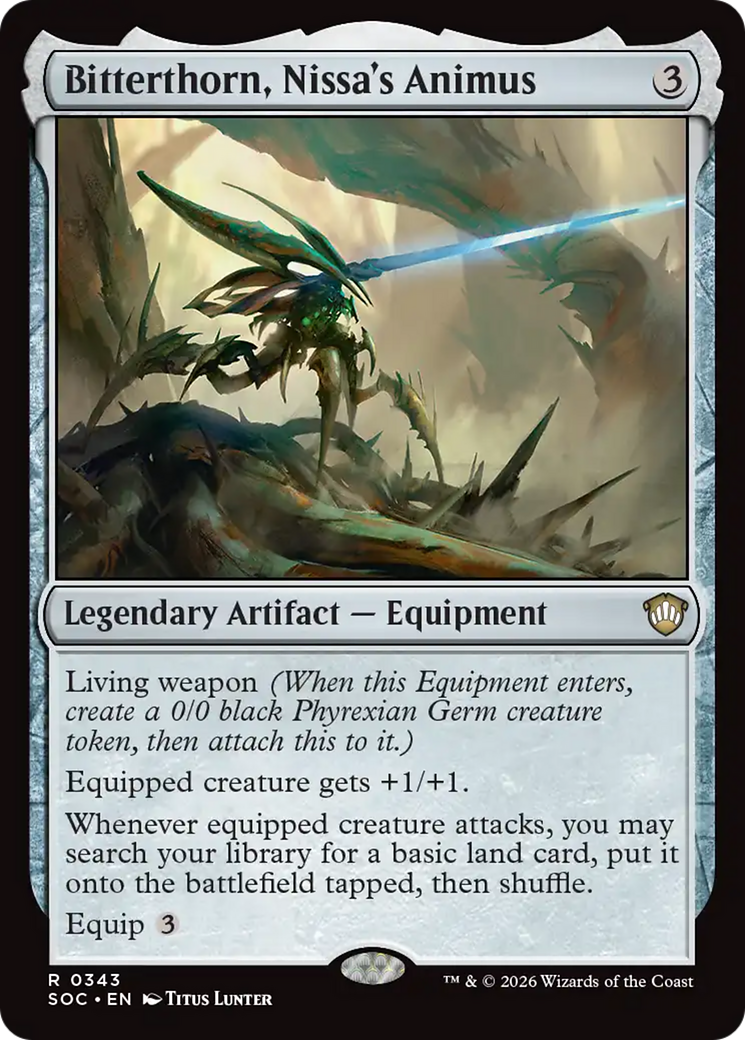 Espinamarga, Animus de Nissa / Bitterthorn, Nissa's Animus - Magic: The Gathering - MoxLand