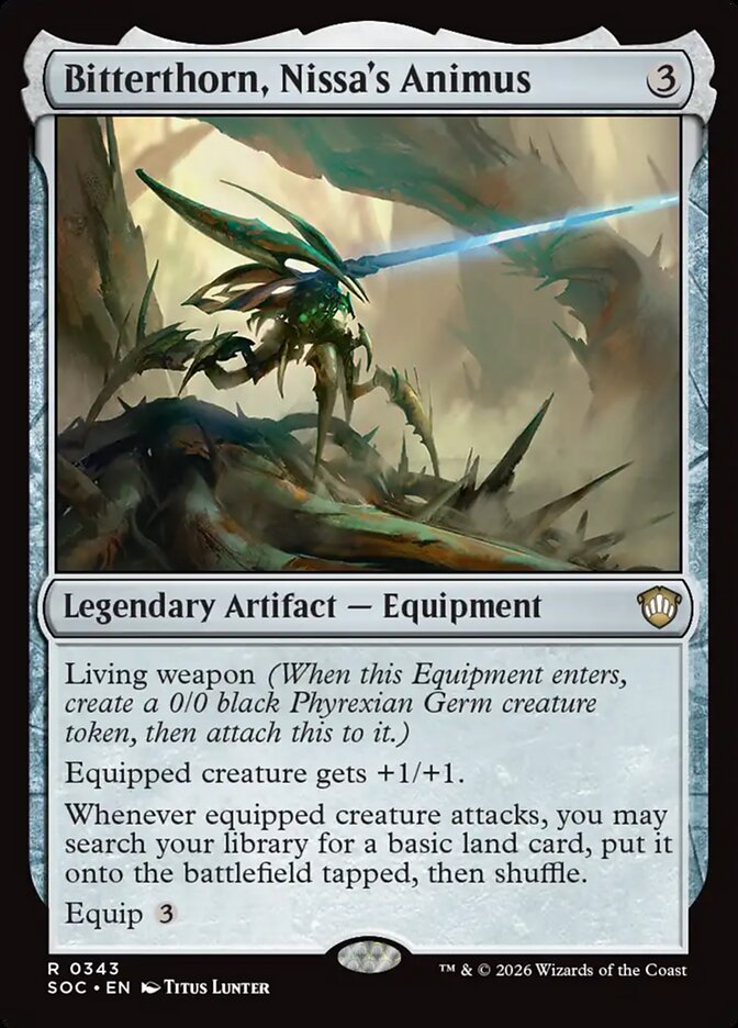 Espinamarga, Animus de Nissa / Bitterthorn, Nissa's Animus - Magic: The Gathering - MoxLand