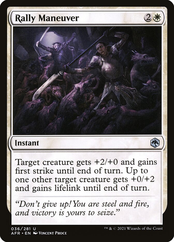 Manobra de Reagrupamento / Rally Maneuver - Magic: The Gathering - MoxLand