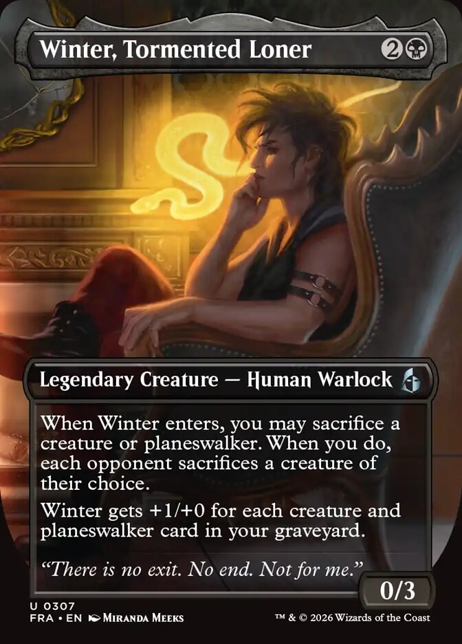 Winter, Tormented Loner
