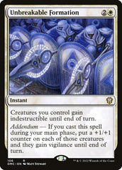 Formação Inquebrável / Unbreakable Formation - Magic: The Gathering - MoxLand