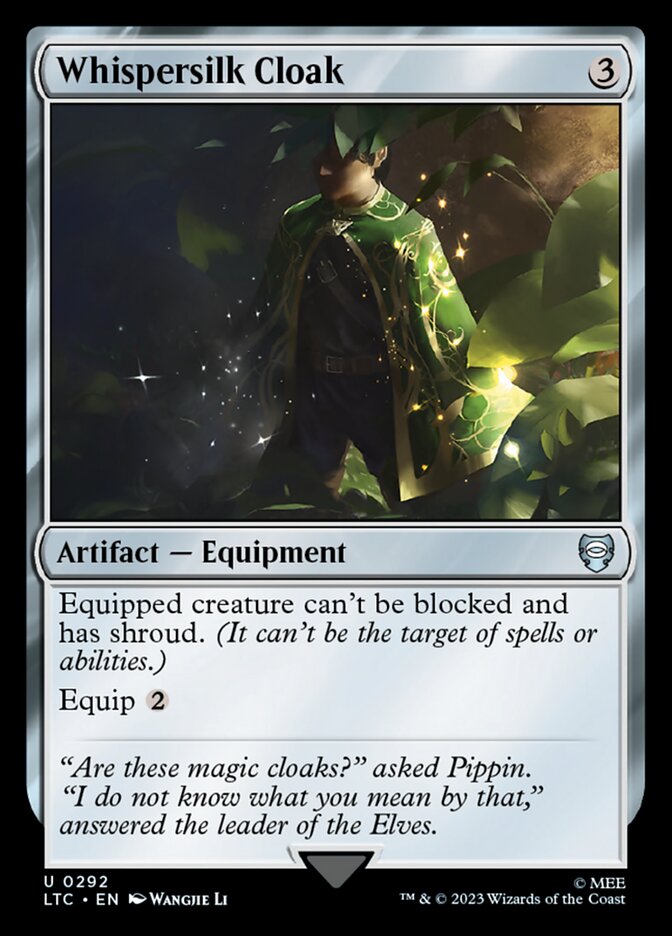 Manto de Seda Ruflante / Whispersilk Cloak - Magic: The Gathering - MoxLand