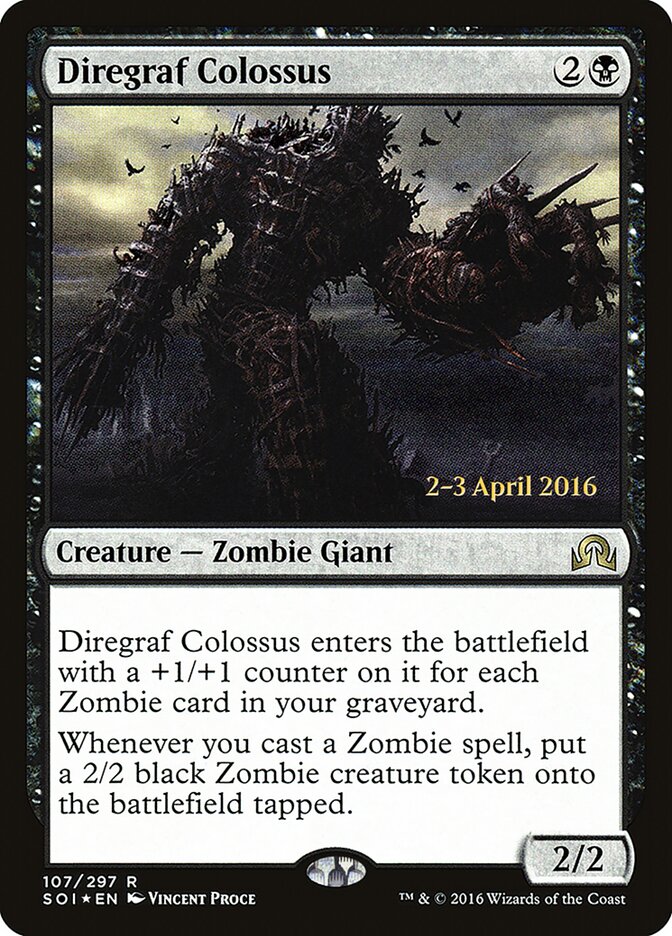 Colosso do Cemitério do Terror / Diregraf Colossus - Magic: The Gathering - MoxLand