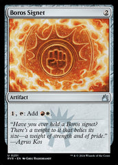 Sinete Boros / Boros Signet - Magic: The Gathering - MoxLand