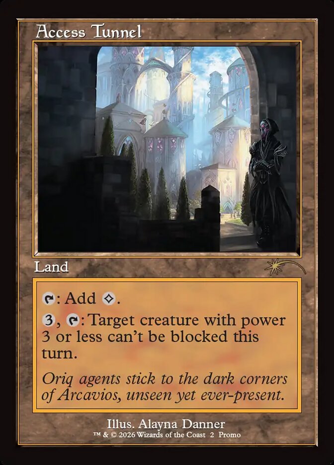 Túnel de Acesso / Access Tunnel - Magic: The Gathering - MoxLand