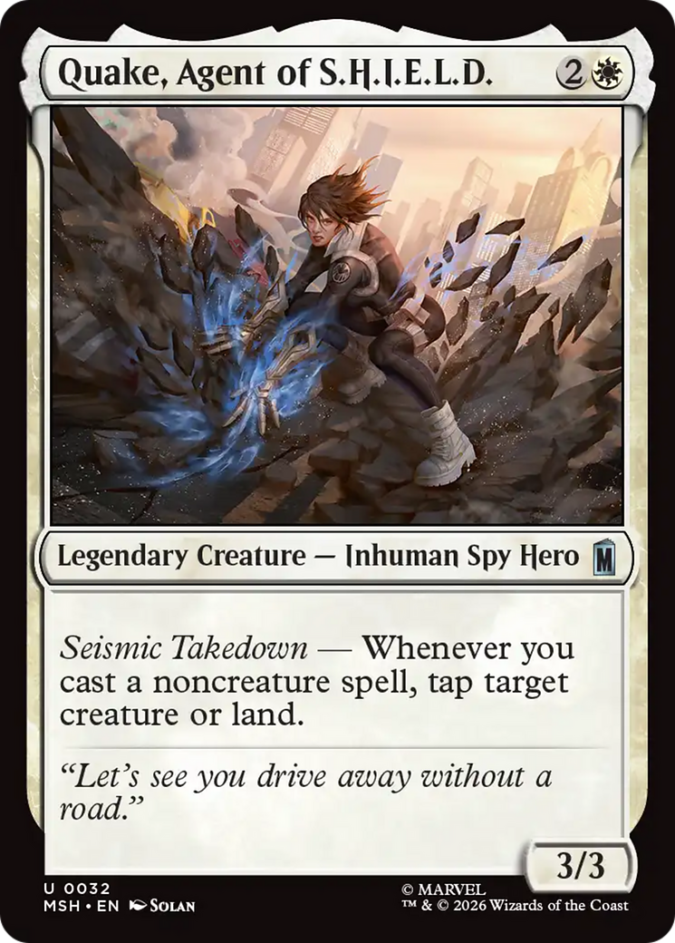 Quake, Agent of S.H.I.E.L.D. - Magic: The Gathering - MoxLand