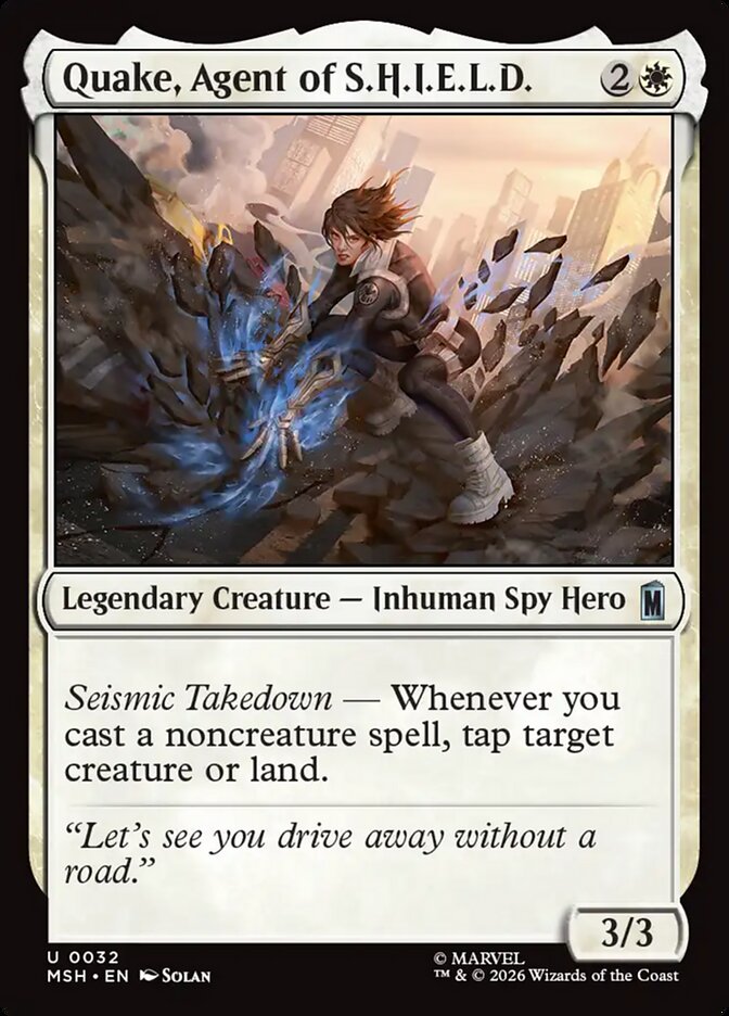Quake, Agent of S.H.I.E.L.D. - Magic: The Gathering - MoxLand