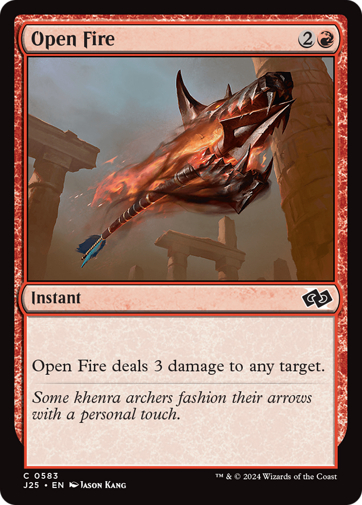 Abrir Fogo / Open Fire - Magic: The Gathering - MoxLand