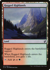 Planalto Acidentado / Rugged Highlands - Magic: The Gathering - MoxLand