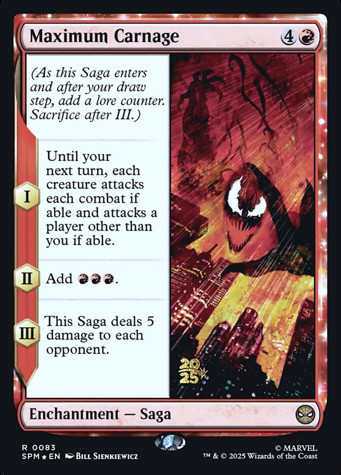 Maximum Carnage - Magic: The Gathering - MoxLand