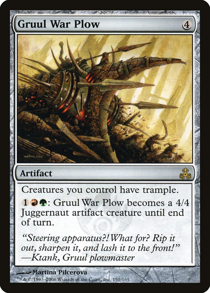 Arado de Guerra Gruul / Gruul War Plow - Magic: The Gathering - MoxLand