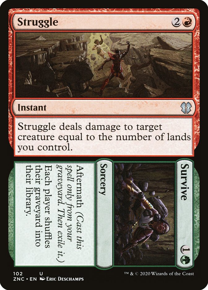 Lutar / Sobrevivência / Struggle / Survive - Magic: The Gathering - MoxLand
