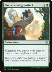 Instinto Avassalador / Overwhelming Instinct - Magic: The Gathering - MoxLand