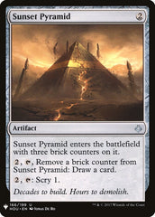 Pirâmide do Pôr do Sol / Sunset Pyramid - Magic: The Gathering - MoxLand
