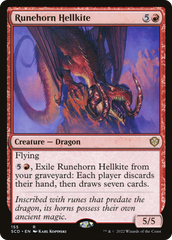 Dragão Avérneo Cornorúnico / Runehorn Hellkite - Magic: The Gathering - MoxLand