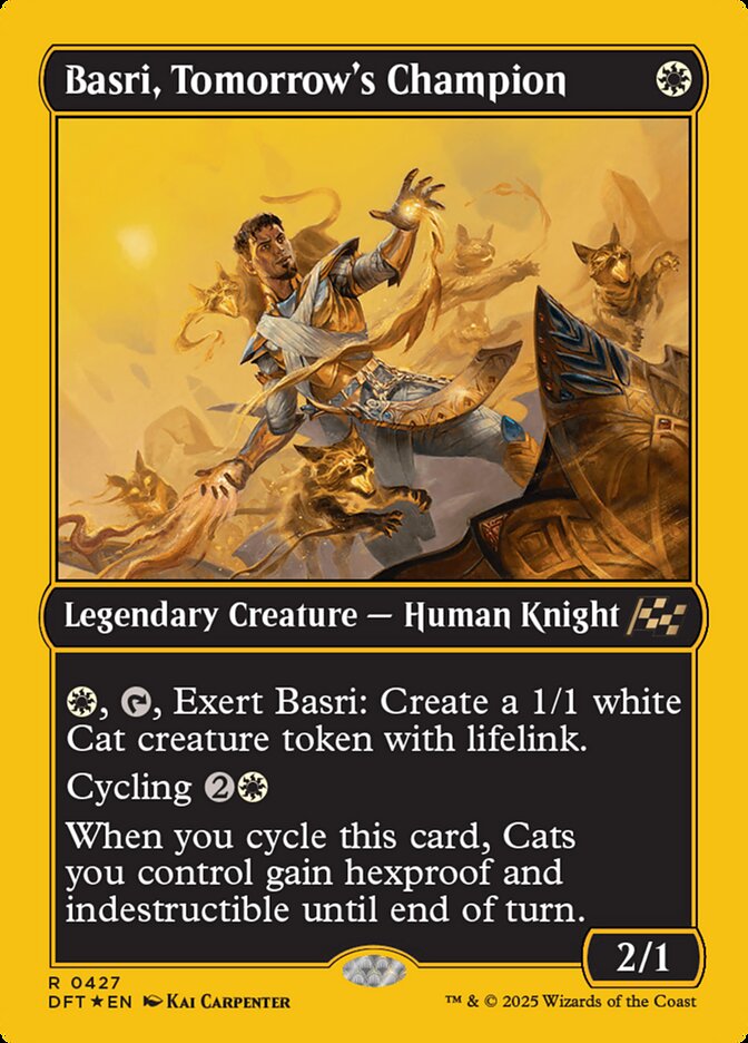 Basri, Campeão do Amanhã / Basri, Tomorrow's Champion - Magic: The Gathering - MoxLand
