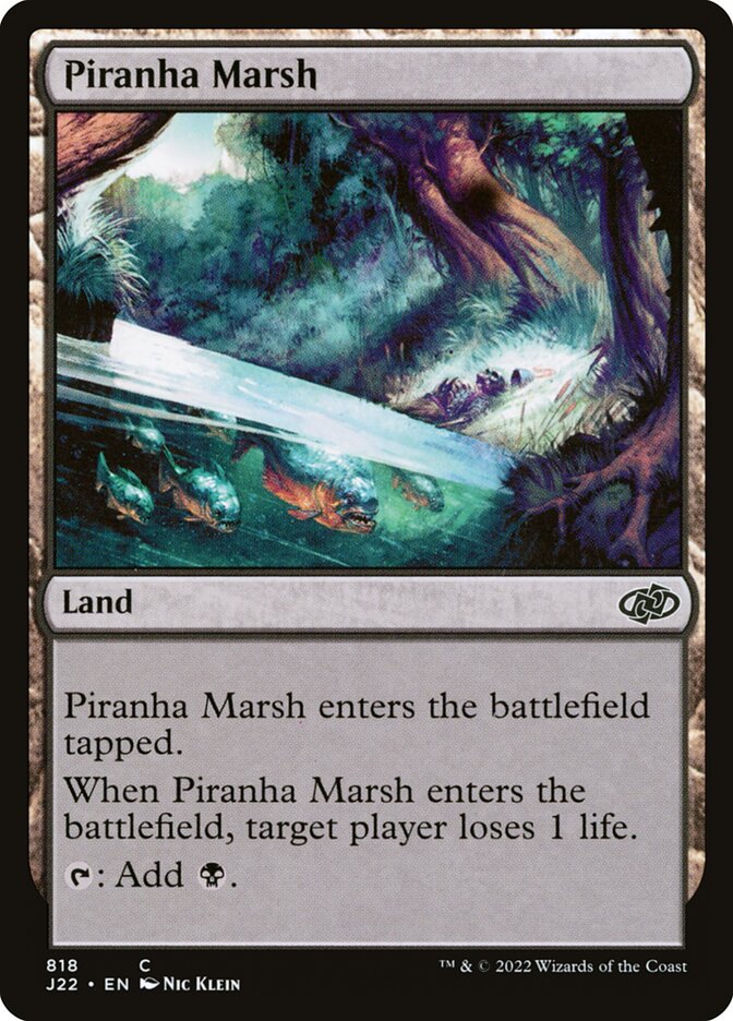 Palude de Piranhas / Piranha Marsh - Magic: The Gathering - MoxLand