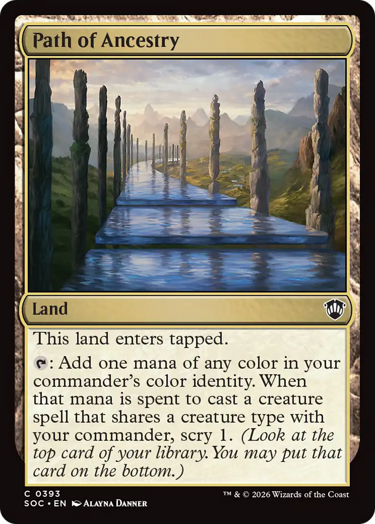 Caminho da Ascendência / Path of Ancestry - Magic: The Gathering - MoxLand