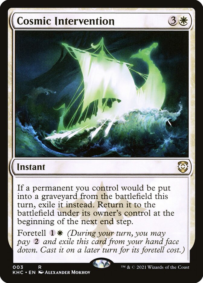 Intervenção Cósmica / Cosmic Intervention - Magic: The Gathering - MoxLand