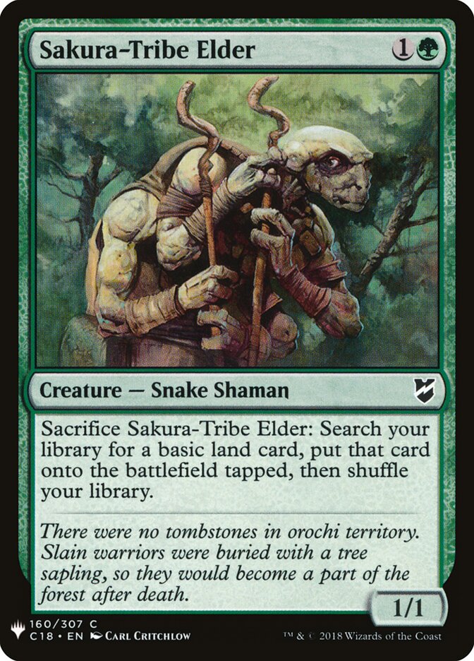 Ancião da Tribo Sakura / Sakura-Tribe Elder - Magic: The Gathering - MoxLand
