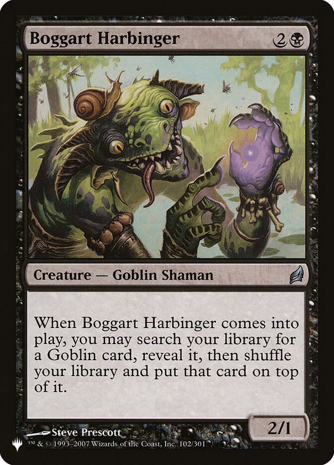 Anunciador Papão / Boggart Harbinger - Magic: The Gathering - MoxLand