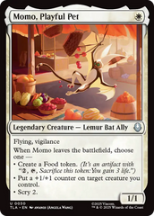 Momo, Mascote Brincalhão / Momo, Playful Pet - Magic: The Gathering - MoxLand