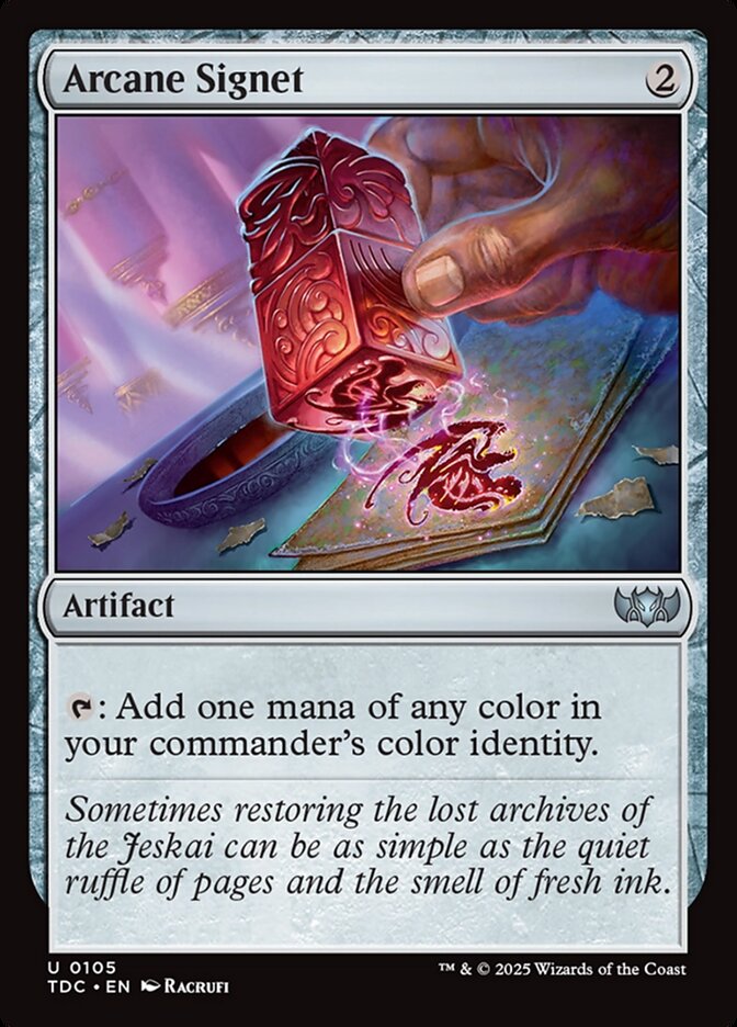 Sinete Arcano / Arcane Signet - Magic: The Gathering - MoxLand