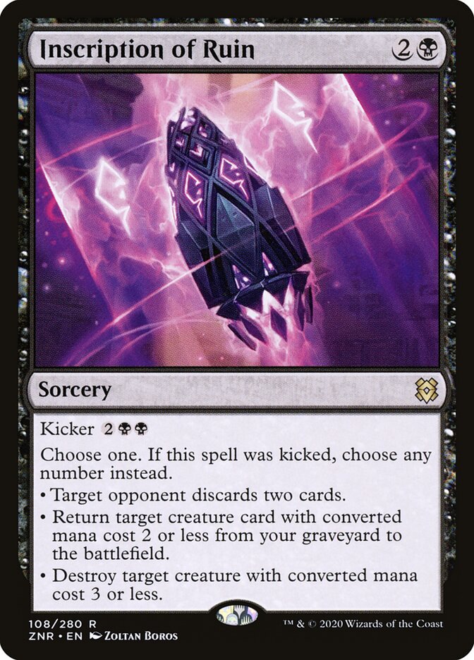 Epígrafe de Ruína / Inscription of Ruin - Magic: The Gathering - MoxLand
