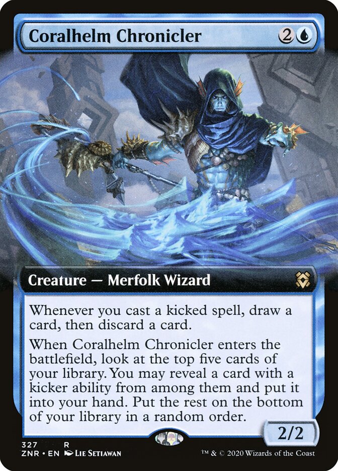 Cronista do Elmo de Coral / Coralhelm Chronicler - Magic: The Gathering - MoxLand