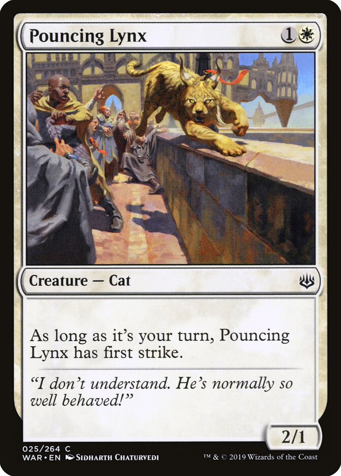 Lince Saltador / Pouncing Lynx - Magic: The Gathering - MoxLand