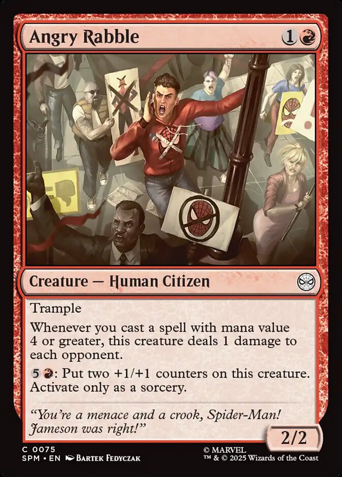 Angry Rabble - Magic: The Gathering - MoxLand