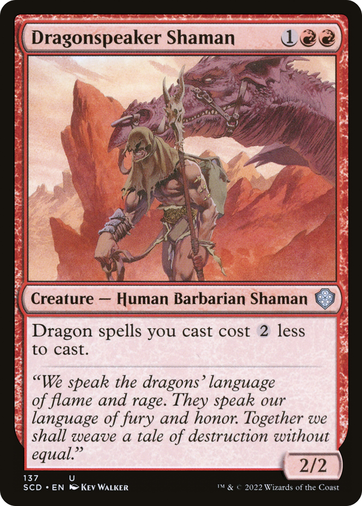 Xamã Dracontófilo / Dragonspeaker Shaman - Magic: The Gathering - MoxLand