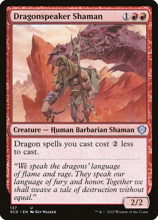 Xamã Dracontófilo / Dragonspeaker Shaman - Magic: The Gathering - MoxLand
