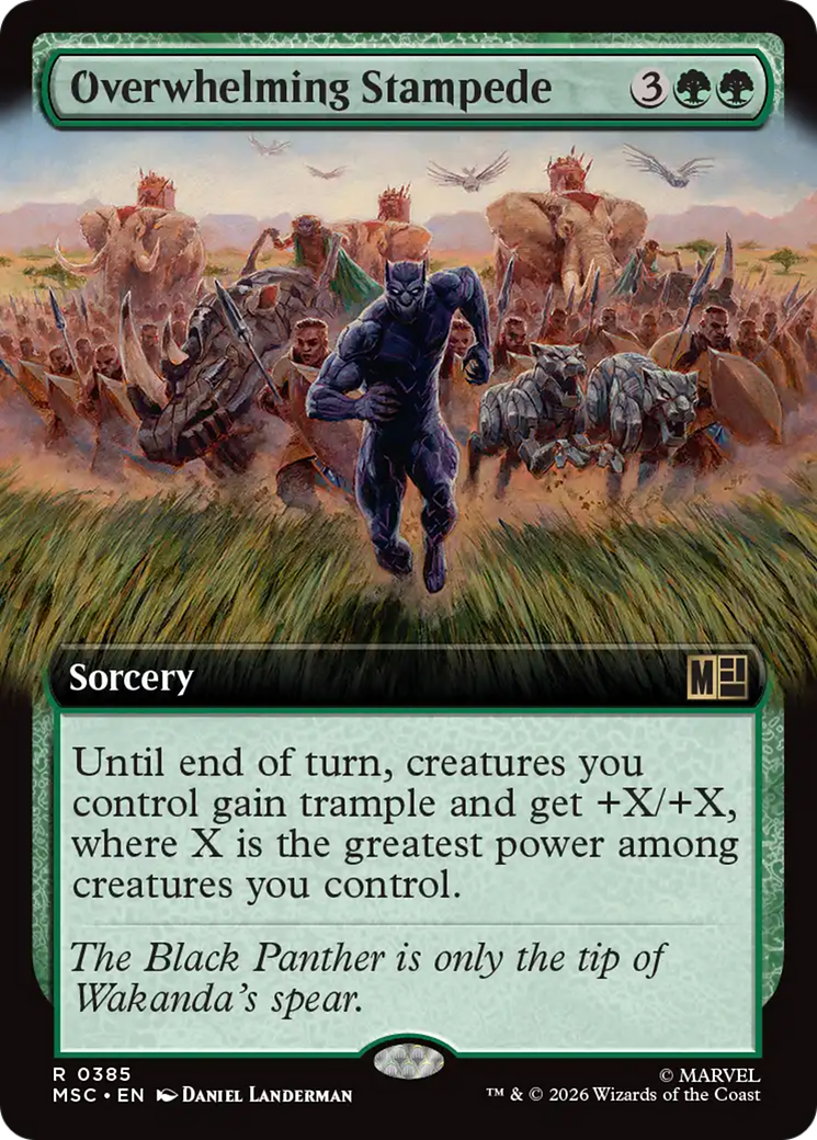 Estouro Esmagador / Overwhelming Stampede - Magic: The Gathering - MoxLand