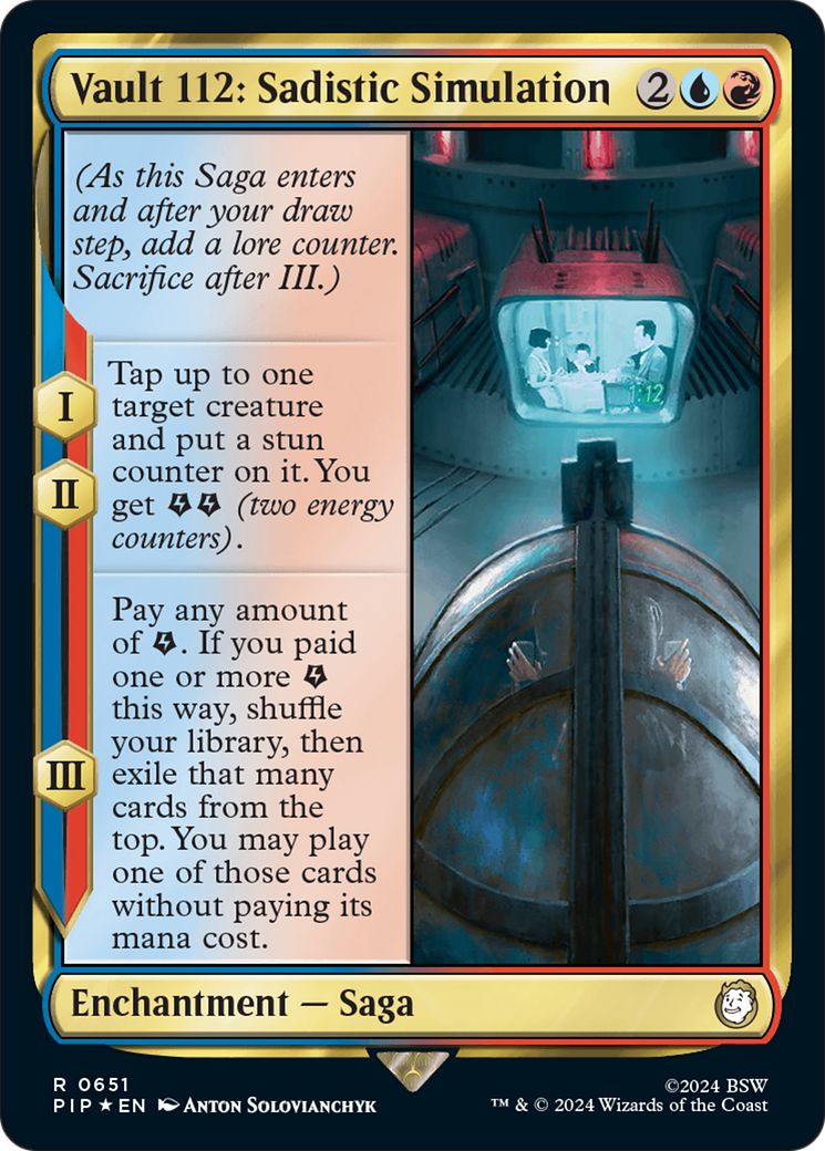 Vault 112: Sadistic Simulation - Magic: The Gathering - MoxLand