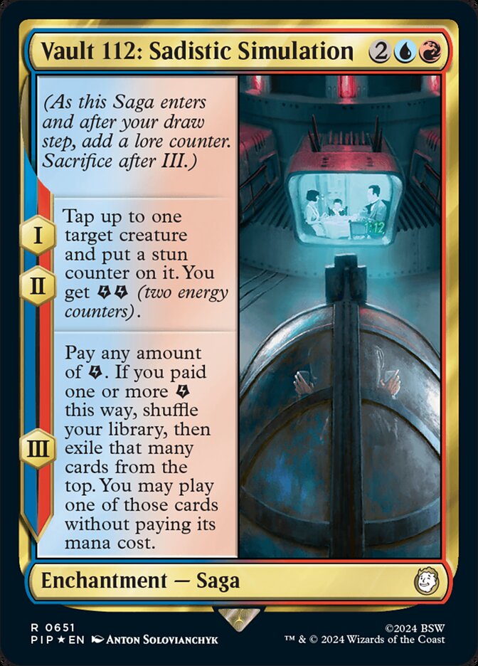 Vault 112: Sadistic Simulation - Magic: The Gathering - MoxLand