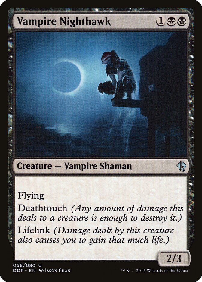 Vampiro Falcão-da-Noite / Vampire Nighthawk - Magic: The Gathering - MoxLand