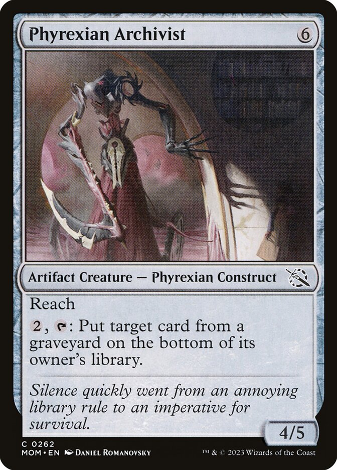 Arquivista Phyrexiano / Phyrexian Archivist - Magic: The Gathering - MoxLand