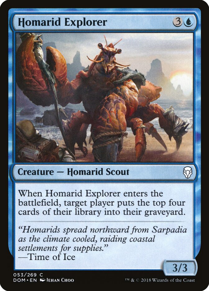 Explorador Homárida / Homarid Explorer - Magic: The Gathering - MoxLand