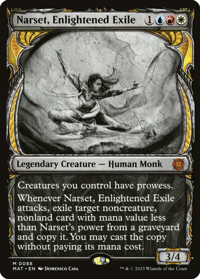 Narset, Exilada Iluminada / Narset, Enlightened Exile - Magic: The Gathering - MoxLand